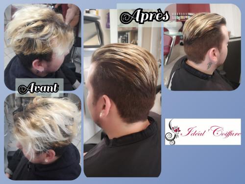 Blond foncé avec un éclaircissement en mèches ! Un bon rafraîchissement de coupe ✂️ #alteregoitaly #blondfoncé #mèches #coupehomme