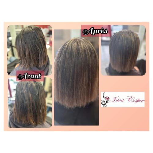 Avant / Après  Mèches blondes avec patine white et platinium #alteregoitaly #meches #platinium #white