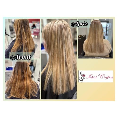 Avant / Après  Objectif éclaircissement : balayage blond + patine platinium  #balayage #alteregoitaly #patine #platinium