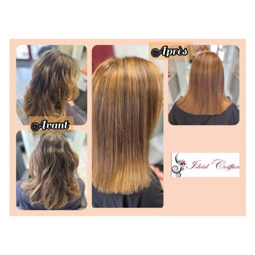 Avant/Après  Balayage cuivré pour le printemps #alterego #balayage #cuivre #printemps 🌼