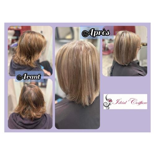 Avant/Après Mèches blondes Séchage naturel #alteregoitaly #meches #brillance