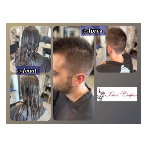 Avant/Après  Gros rafraîchissement pour ce jeune homme